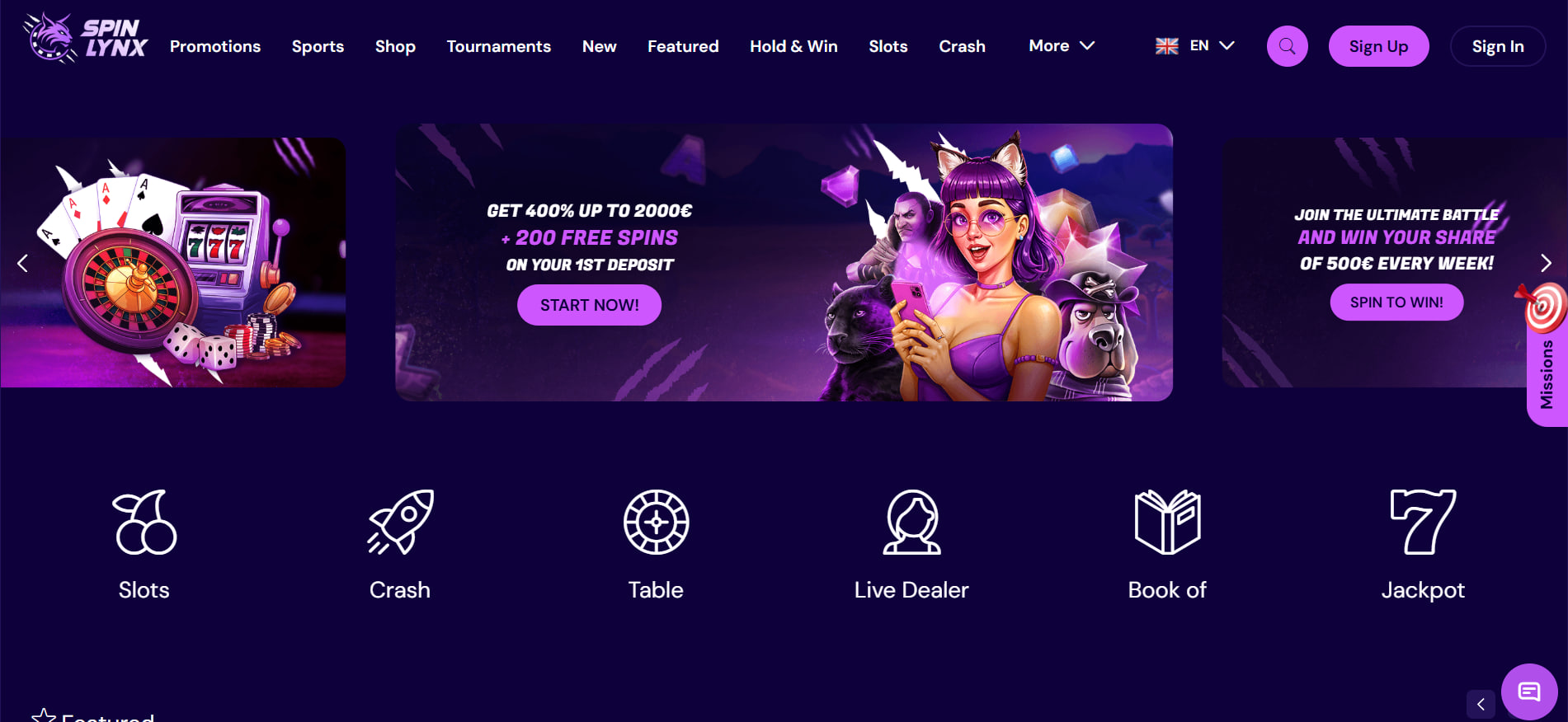 SpinLynx Casino
